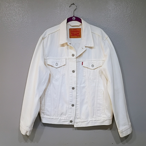 Levi's Jackets & Blazers - Levi's Women's White Denim Jean Jacket